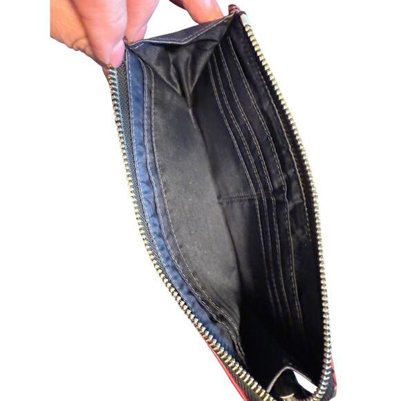 Coach Legacy 2 tone leather wristlet - Picture 5 of 7